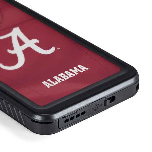 University of Alabama Maroon Jersey Galaxy S24 Plus Waterproof Case